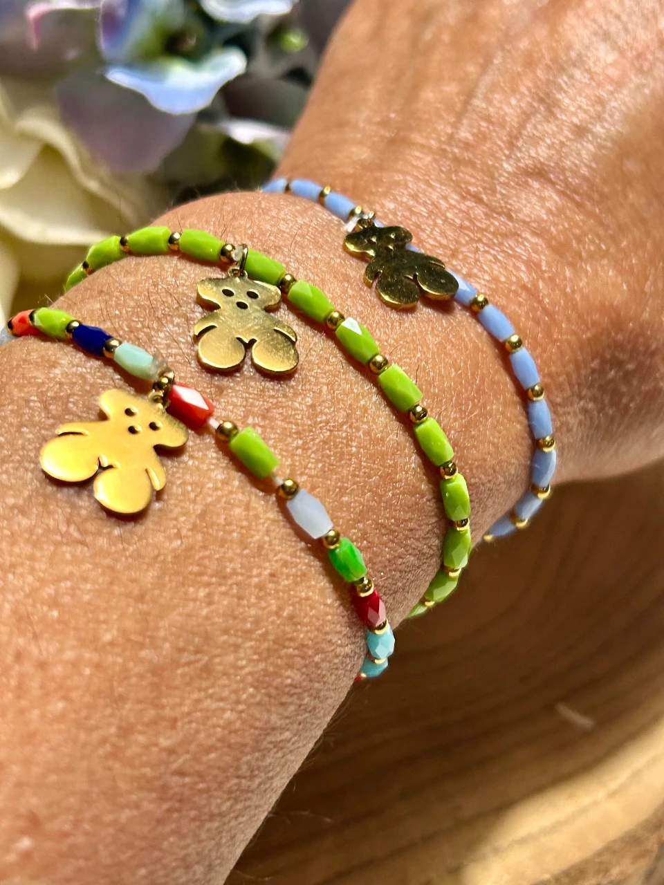 Elastic bracelet with TOUS-inspired colors – photo 2